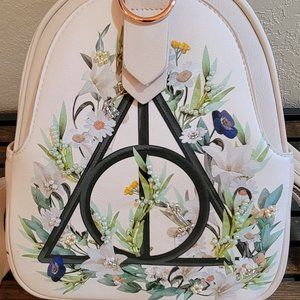 Our Universe Harry Potter Floral Deathly Hallows Backpack - BoxLunch Exclusive